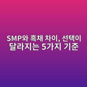 SMP와 흑채 차이, 선택이 달라지는 5가지 기준 2 smpec9980 ed9d91ecb184 ecb0a8ec9db4 ec84a0ed839dec9db4 eb8baceb9dbceca780eb8a94 5eab080eca780 eab8b0eca480 1789048213